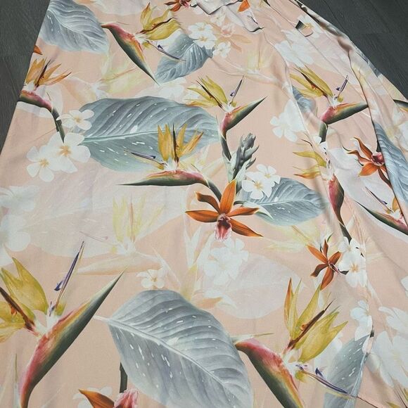 Show Me Your MuMu Mariah Wrap Gown in Paradise Tropical Floral Size XXXL 3X - Picture 3 of 12